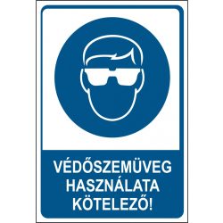 Védőszemüveg használata kötelező!