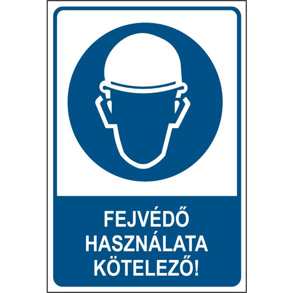 Fejvédő használata kötelező!