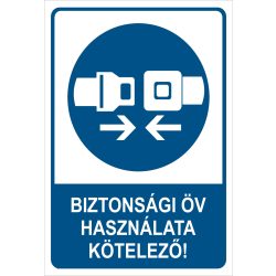 Biztonsági öv használata kötelező!