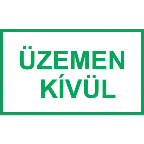 Üzemen kívül