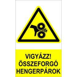 Vigyázz! Összeforgó hengerpárok