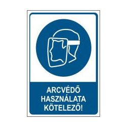Arcvédő használata kötelező!