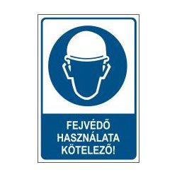 Fejvédő használata kötelező!